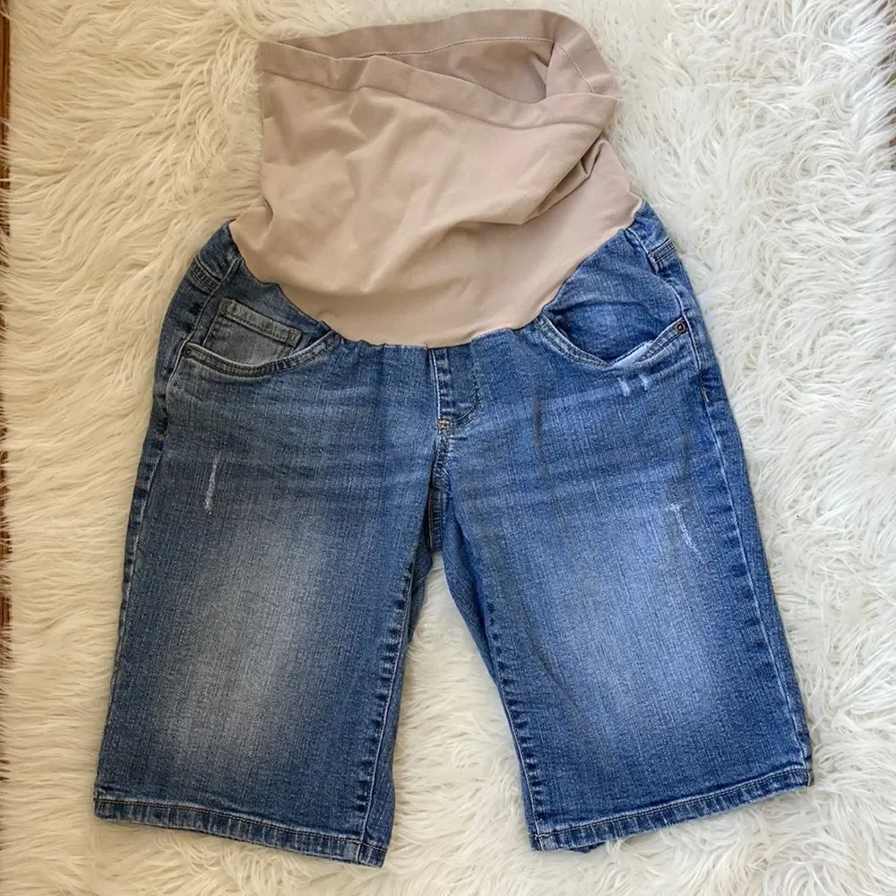 Oh Baby by Motherhood Denim Jean Shorts Size S